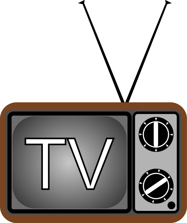 Television clip art free clipart images 2