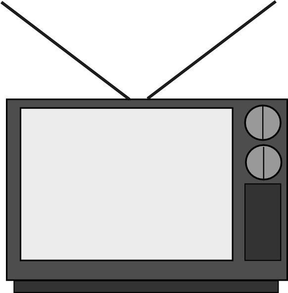 Television free to use cliparts 3