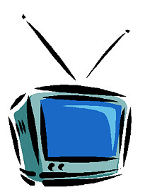Television tv clipart