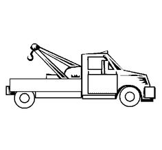 Tow truck clip art clipart wire figures
