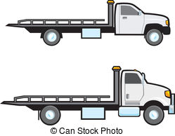 Tow truck clipart car pulling flatbed clipartfest