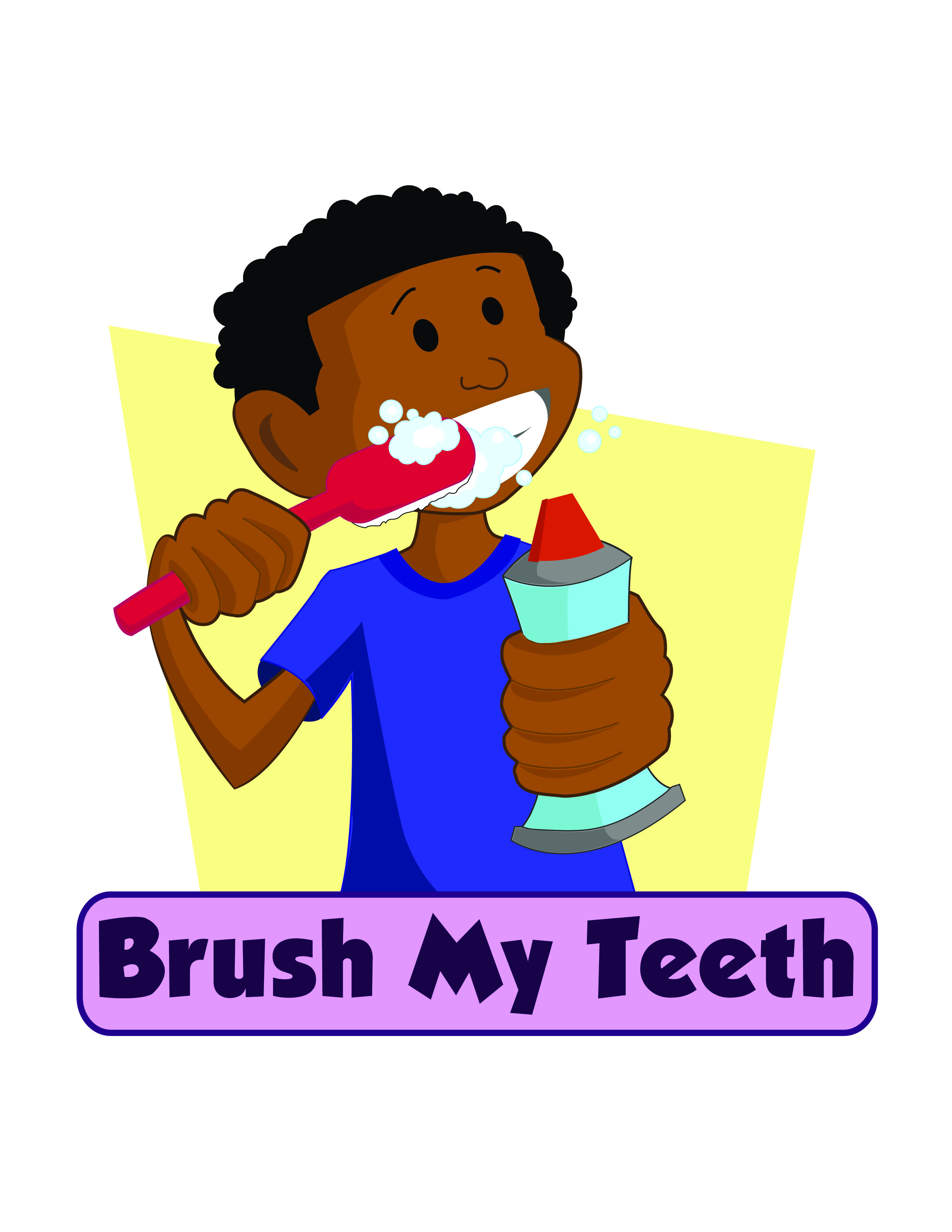Brush teeth brush my teeth clipart