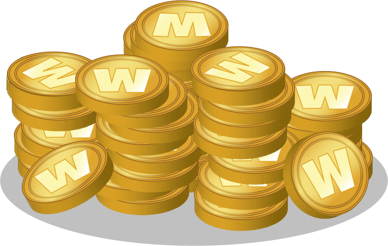 Coin free to use clipart