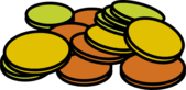 Coins clip art 2 – Clipartix