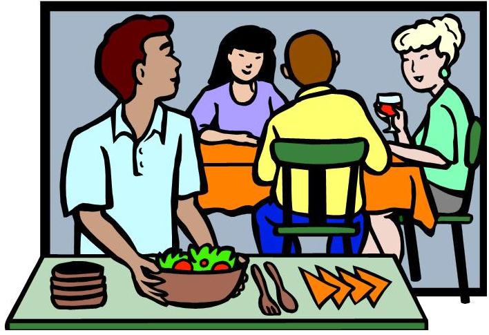 Dinner clip art free clipart images 2