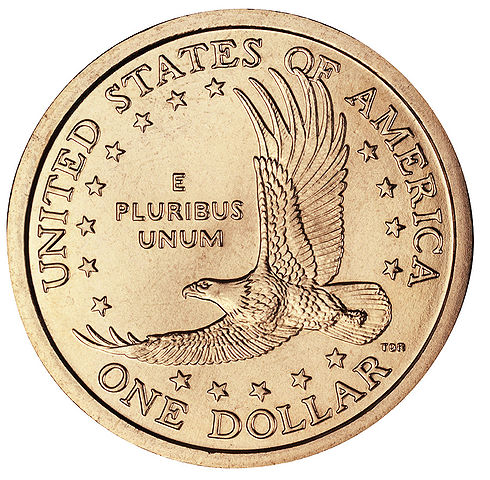 File united states one dollar coin reverse united cliparts