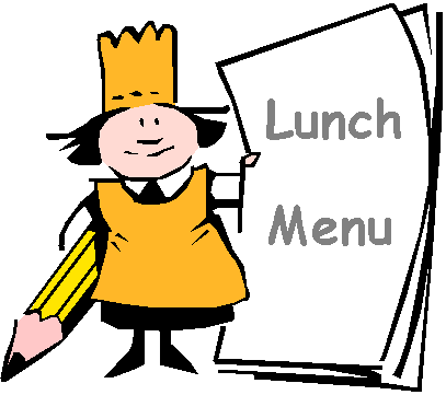 Lunch menu clipart 2