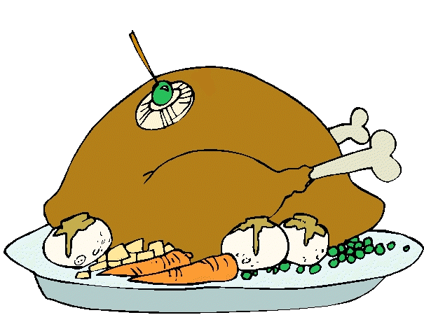 Turkey dinner clipart 3