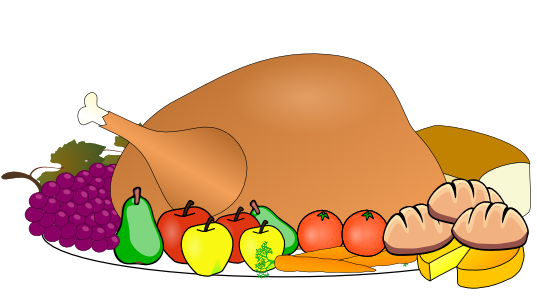 Turkey dinner clipart free images
