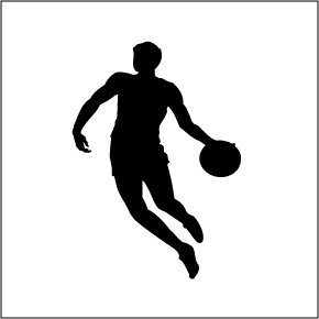 Basketball clip art shirtail