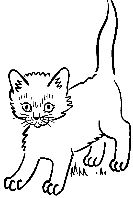 Cat clip art black and white free clipart images 3