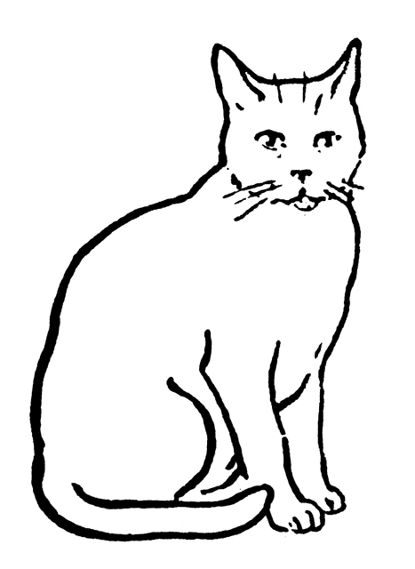 Cat clipart free images 3