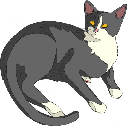 Cat clipart free images 8