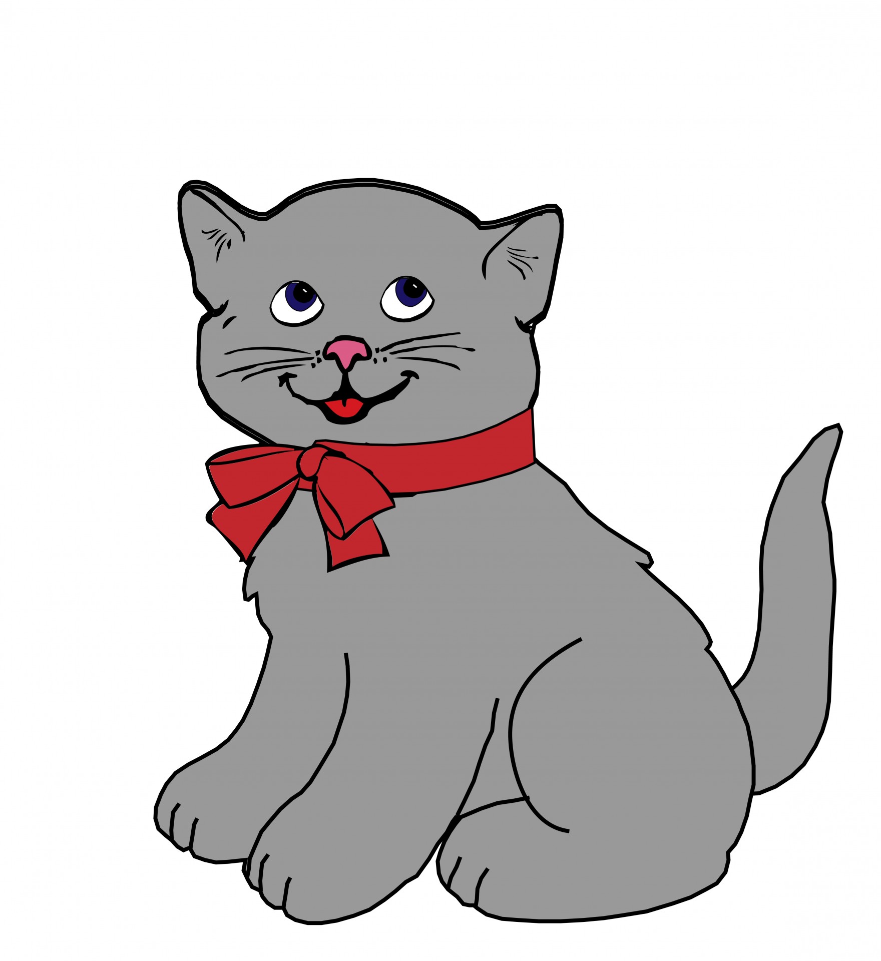Cat clipart on clippp and heart