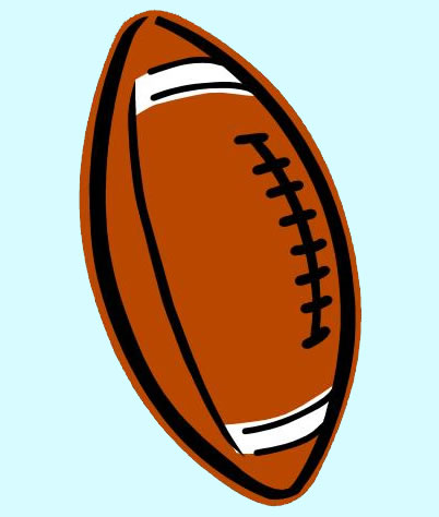 Clip art football black and white free clipart 2