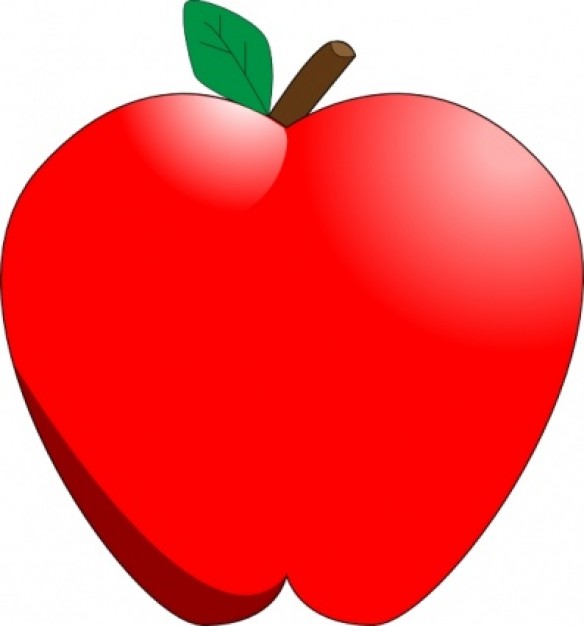 Cute apple clip art free clipart images 3