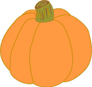 Fall harvest halloween pumpkin clip art