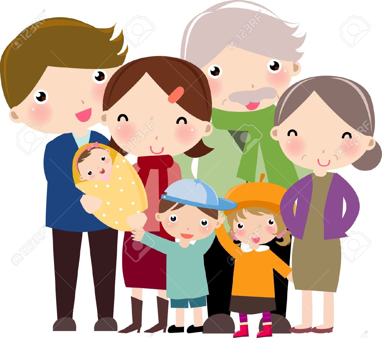 Family clip art free printable clipart images 9