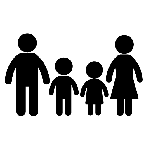Family silhouette clip art free clipart images 2
