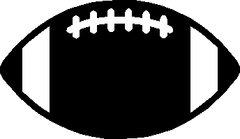 Football clipart black and white free images 5