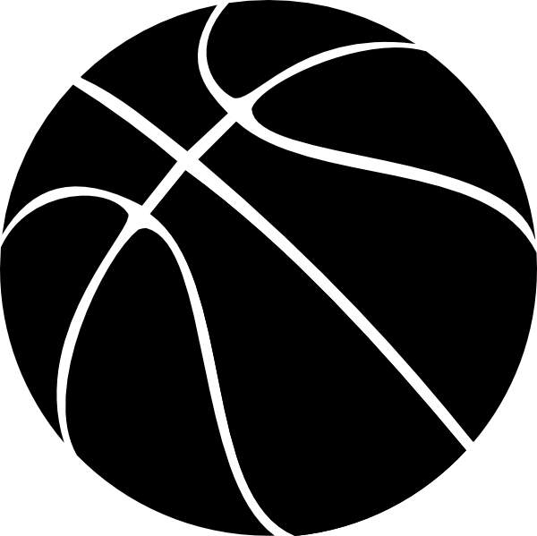 Free basketball clip art black and white basketball clip clipart