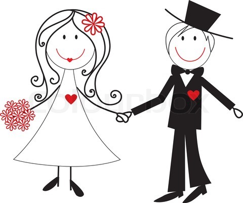 wedding drawings clip art