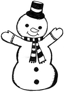 Free snowman clipart borders images