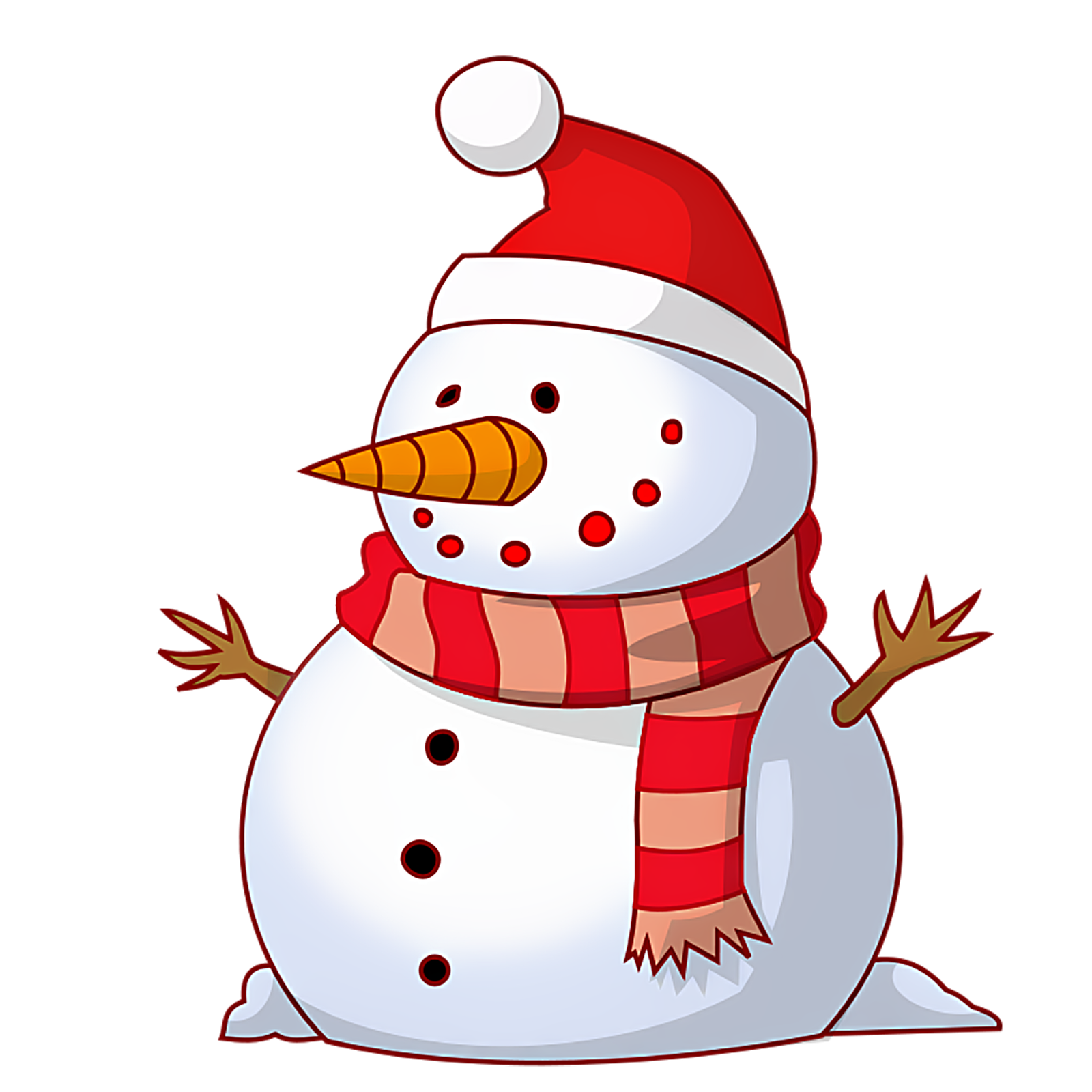 Free snowman clipart images 2