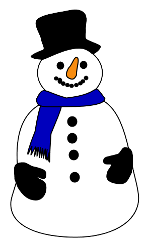 Free snowman clipart images 4