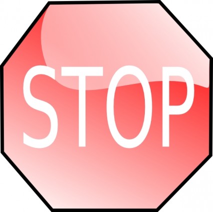 Free stop sign clip art 5