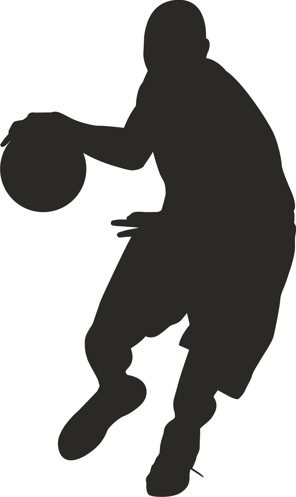 Girl basketball player clipart free images 6