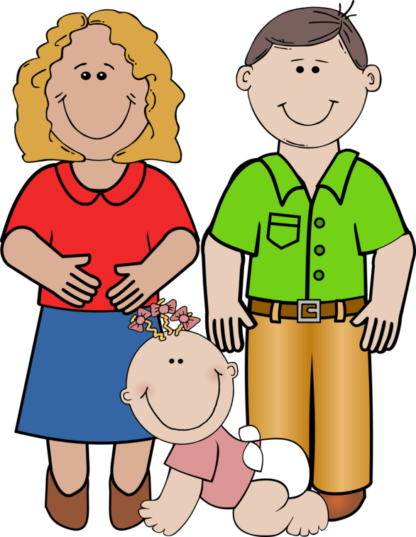 Happy family clipart free images
