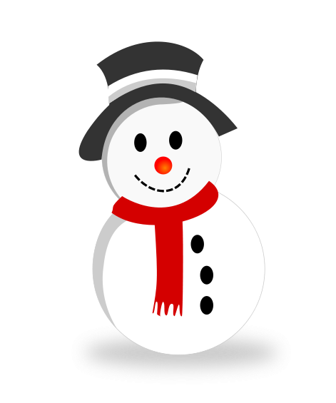Holiday snowman clip art free clipart images