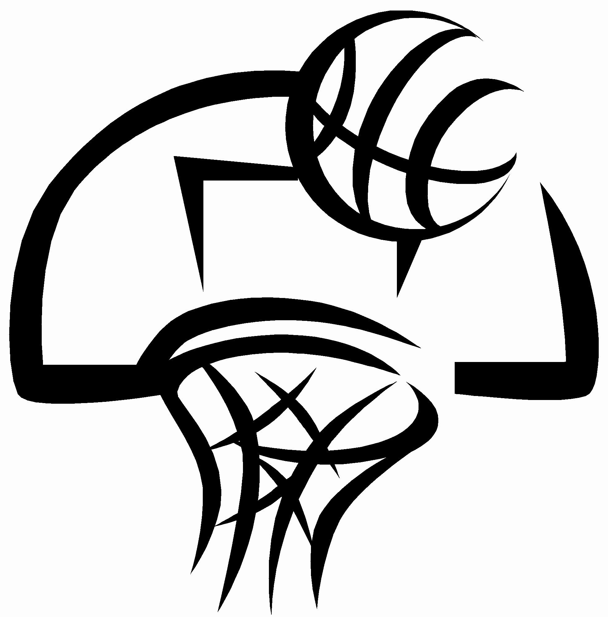 Shoes basketball clipart black and white collection 2