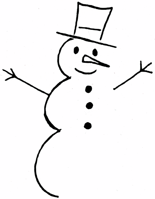 Snowman clip art 2 2