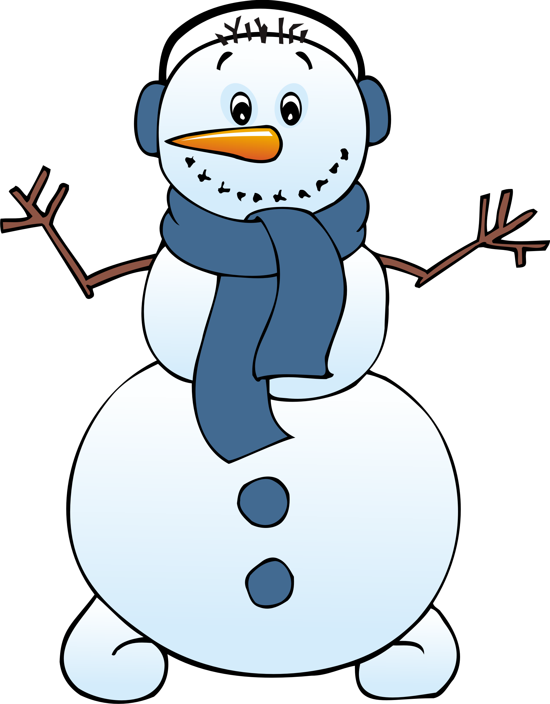 Snowman clipart free tonikagames