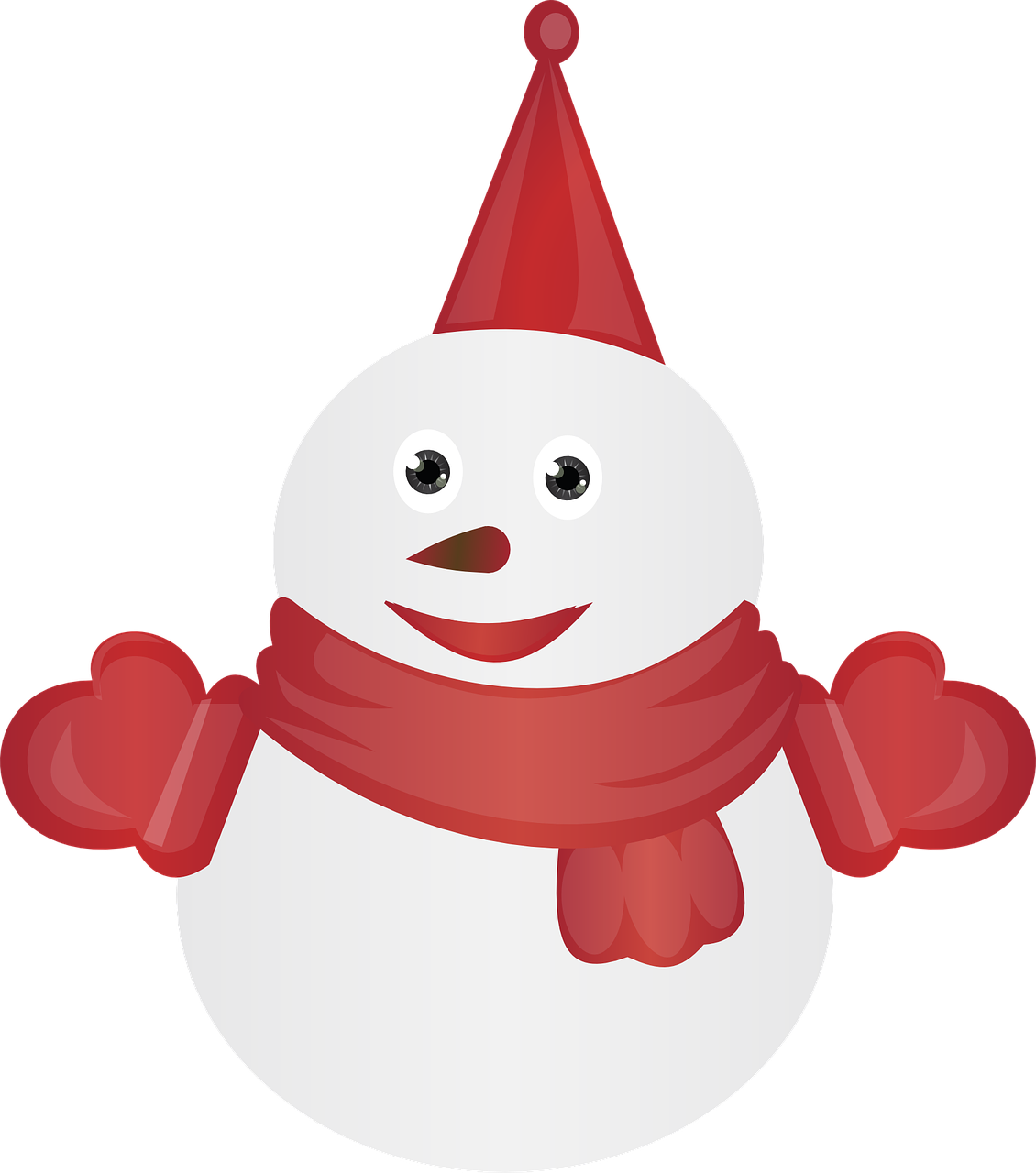 Snowman free to use clipart