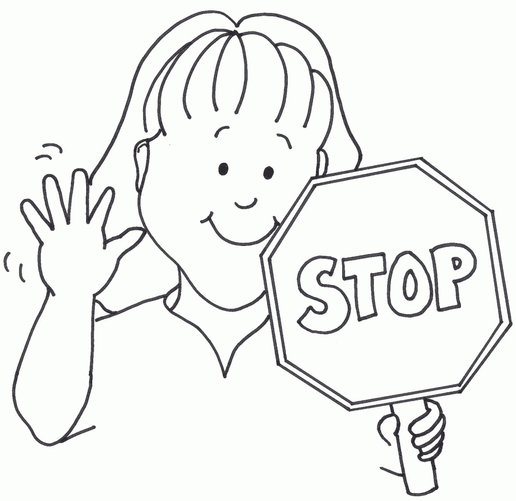Stop sign clip art 3