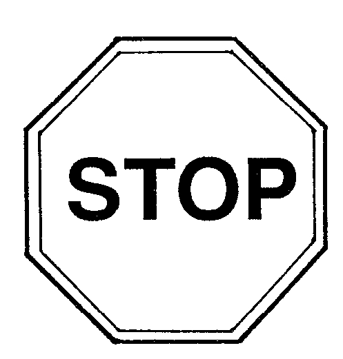 Stop sign vector clip art
