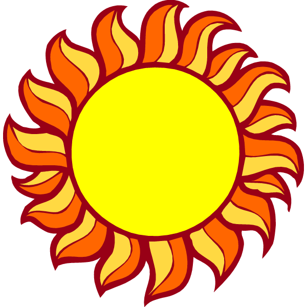 Sunshine animated sun clipart