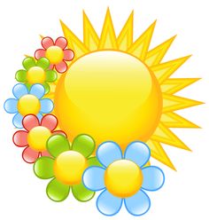 Sunshine sun clipart decorative clip art vector 2 2
