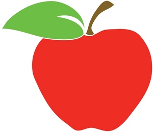 Teacher apple clipart free images 4