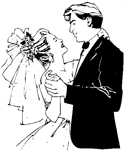 Wedding clipart black and white free images 2