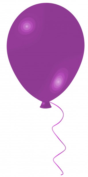 Balloon purple clip art free pictures