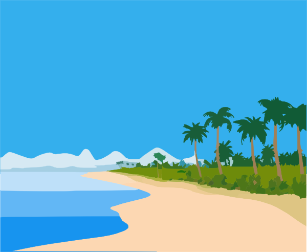 Beach clipart free images 8