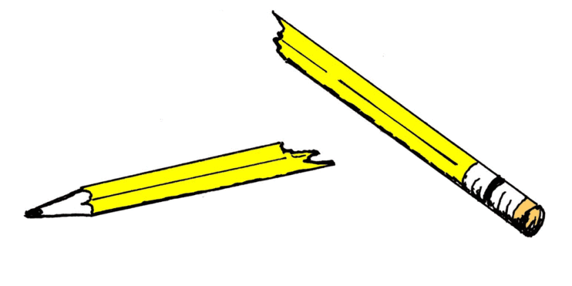 Broken pencil clip art - Clipartix