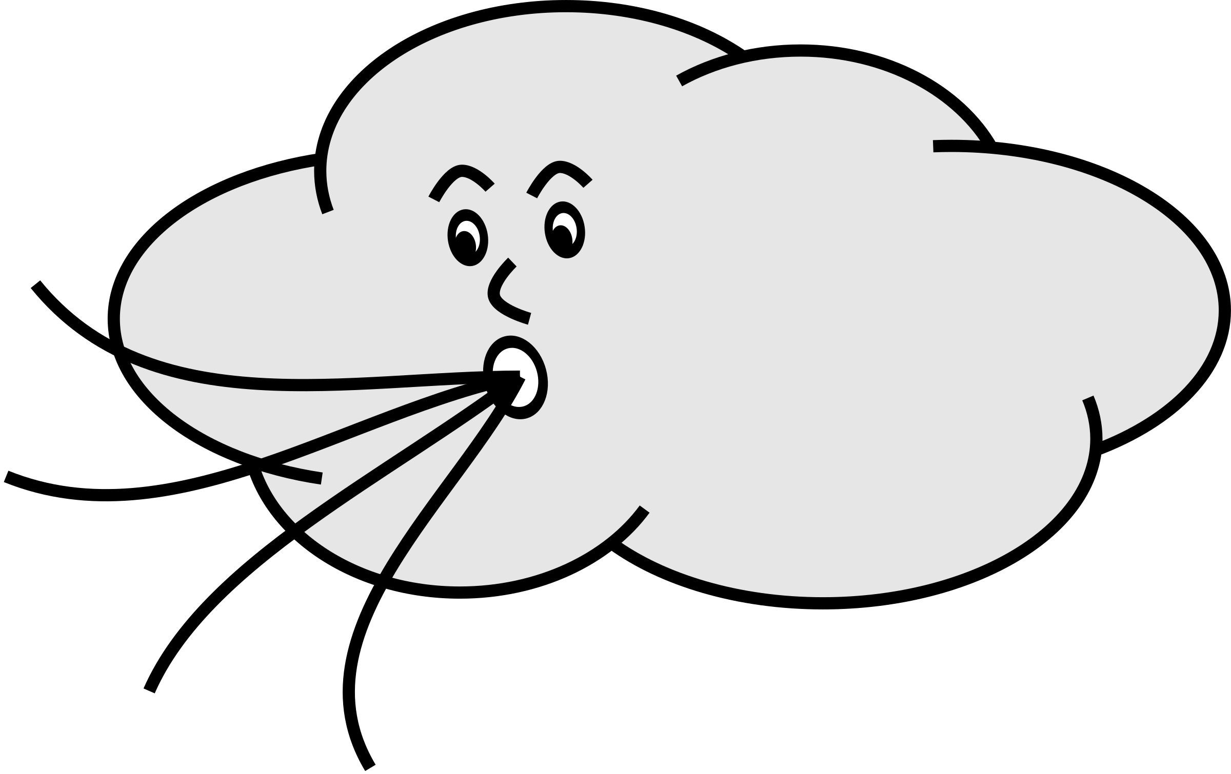 Clipart wind blowing cloud clipartandscrap
