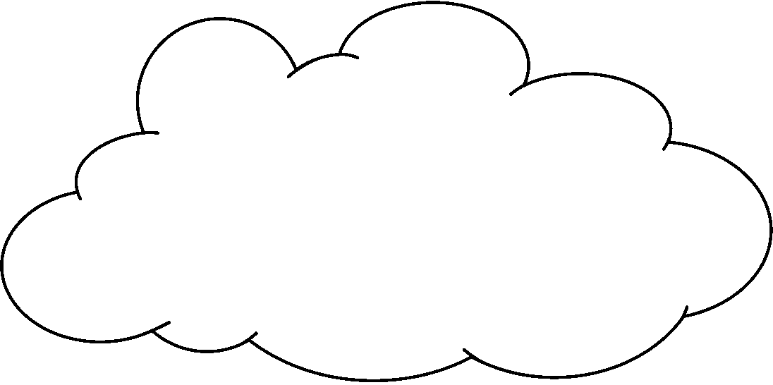 Cloud clip art 3