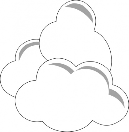 Cloud clip art 6