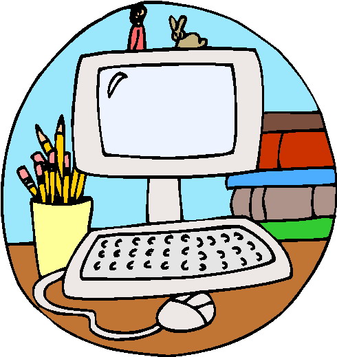 classroom clipart computer